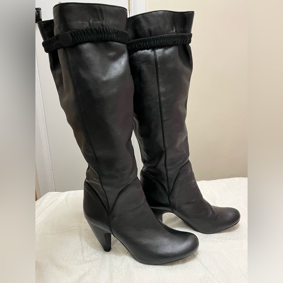 Fornarina Black Leather Boots size 39 - Picture 5 of 17